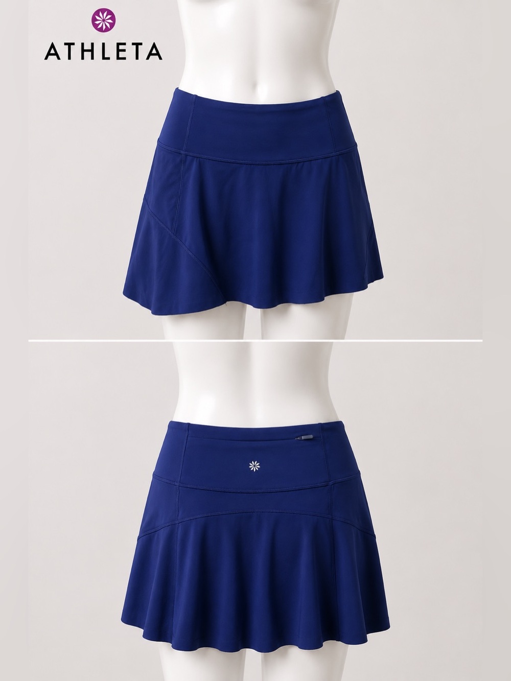 Athleta Women's Blue Athletic Tennis Skirt - Small